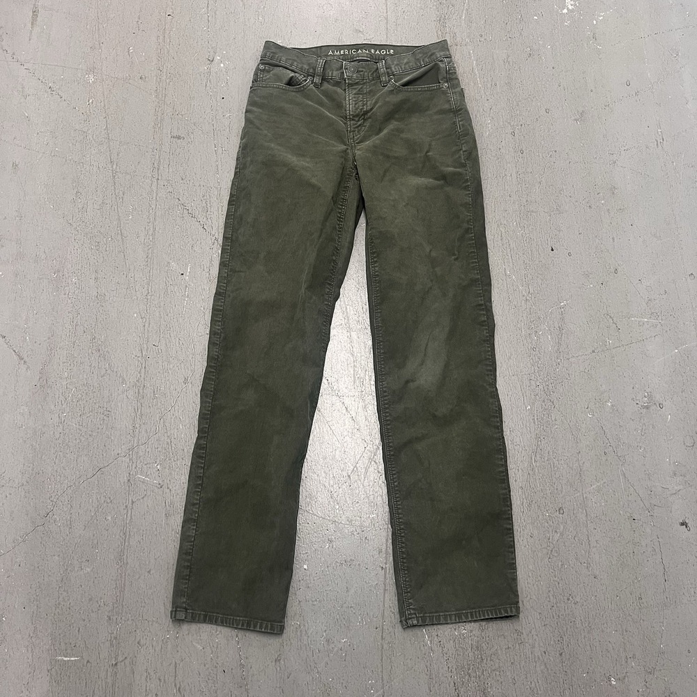 American Eagle Next Level Stretch Hi-Rise Jeggings Women's Size 2R Green Skinny